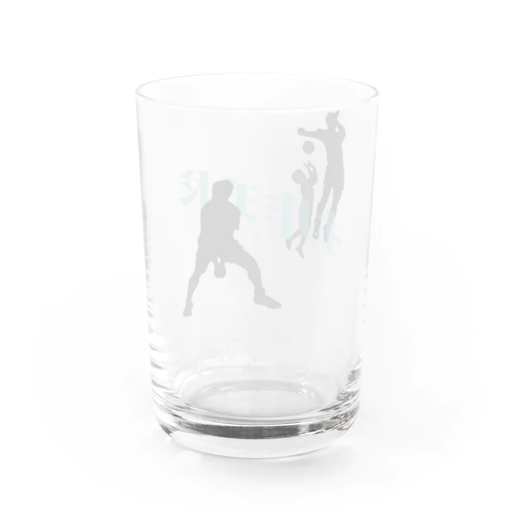 ハーフなお店の排球【バレーボール】 Water Glass :back