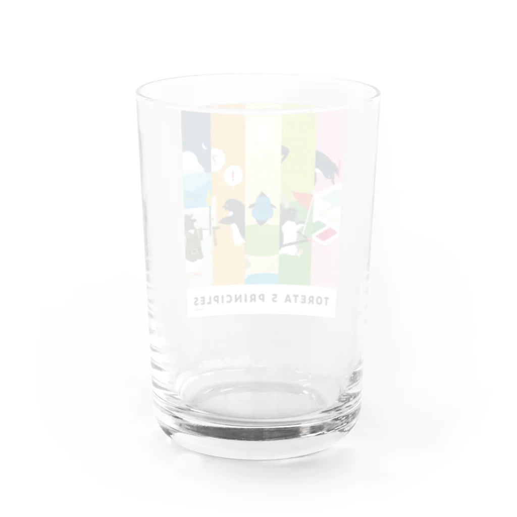 株式会社トレタの5PRINCIPLES Water Glass :back