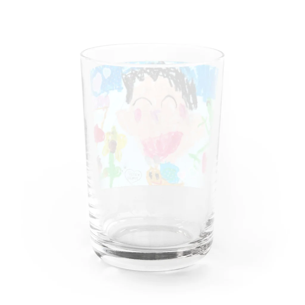 ねこの母の日 Water Glass :back