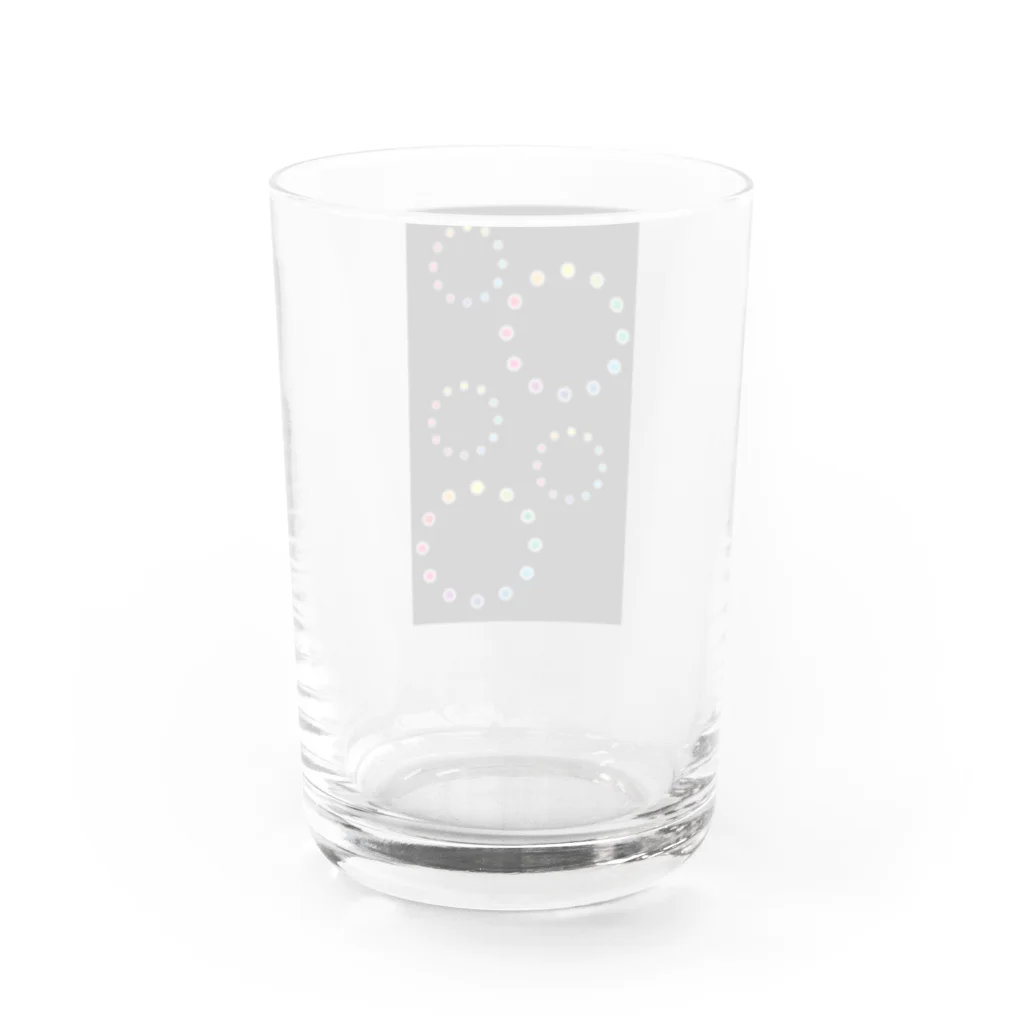 トモの色相環の花火 Water Glass :back