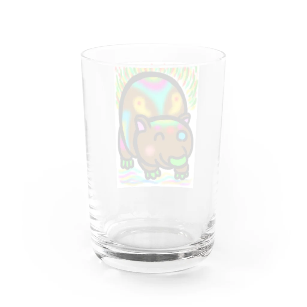 どりほぷのウォンバット２ Water Glass :back