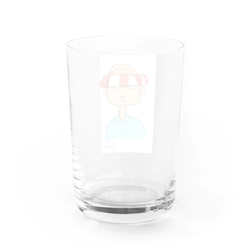 ぷかぷか　うきわくんのうきわくん Water Glass :back