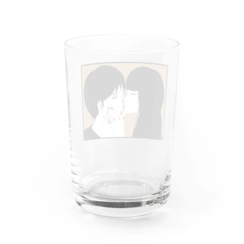 SHIBU屋 〜竹馬ロメ〜の煙草を吸う君とキス Water Glass :back