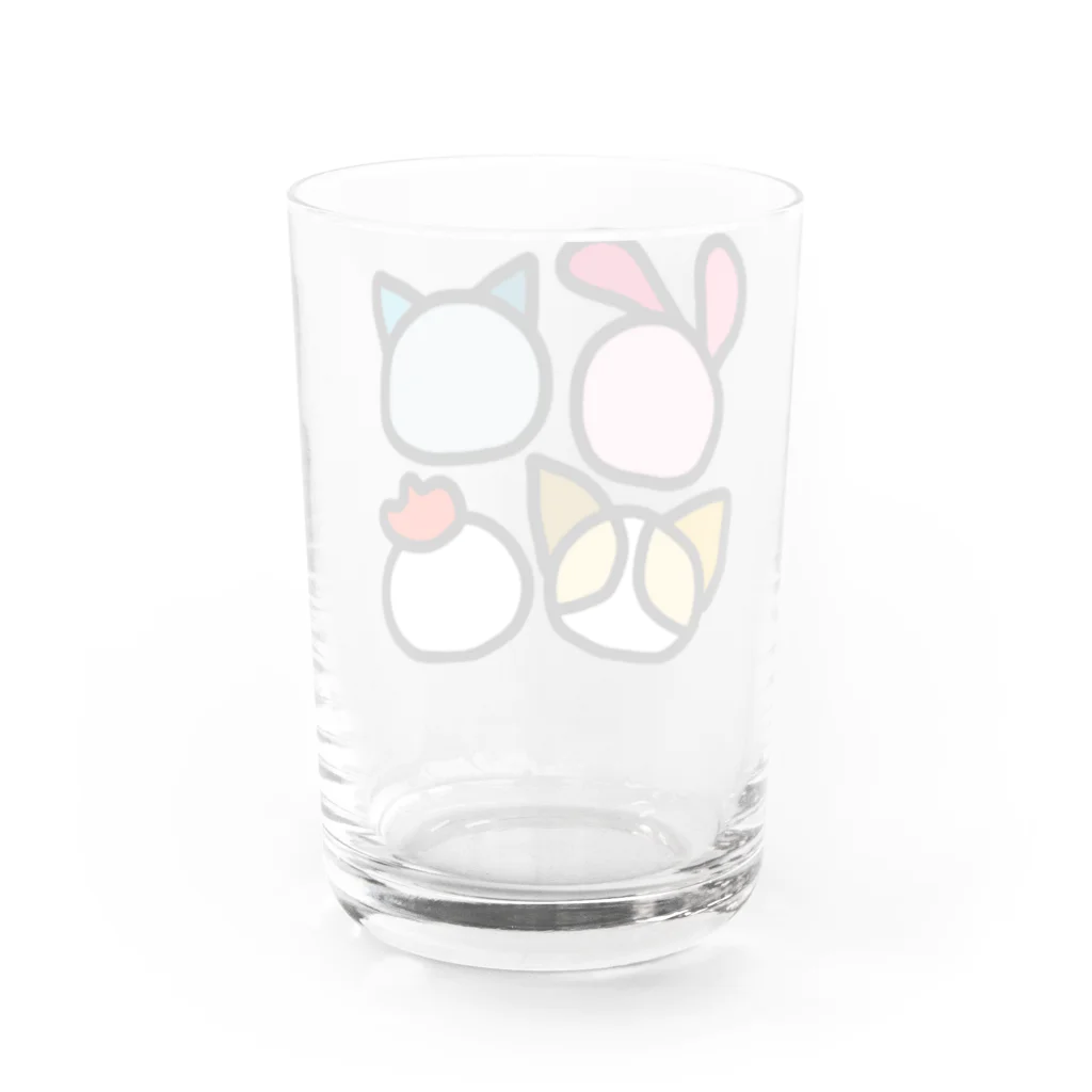 桃華のTEAM ﾒｽｶﾞｷ Water Glass :back