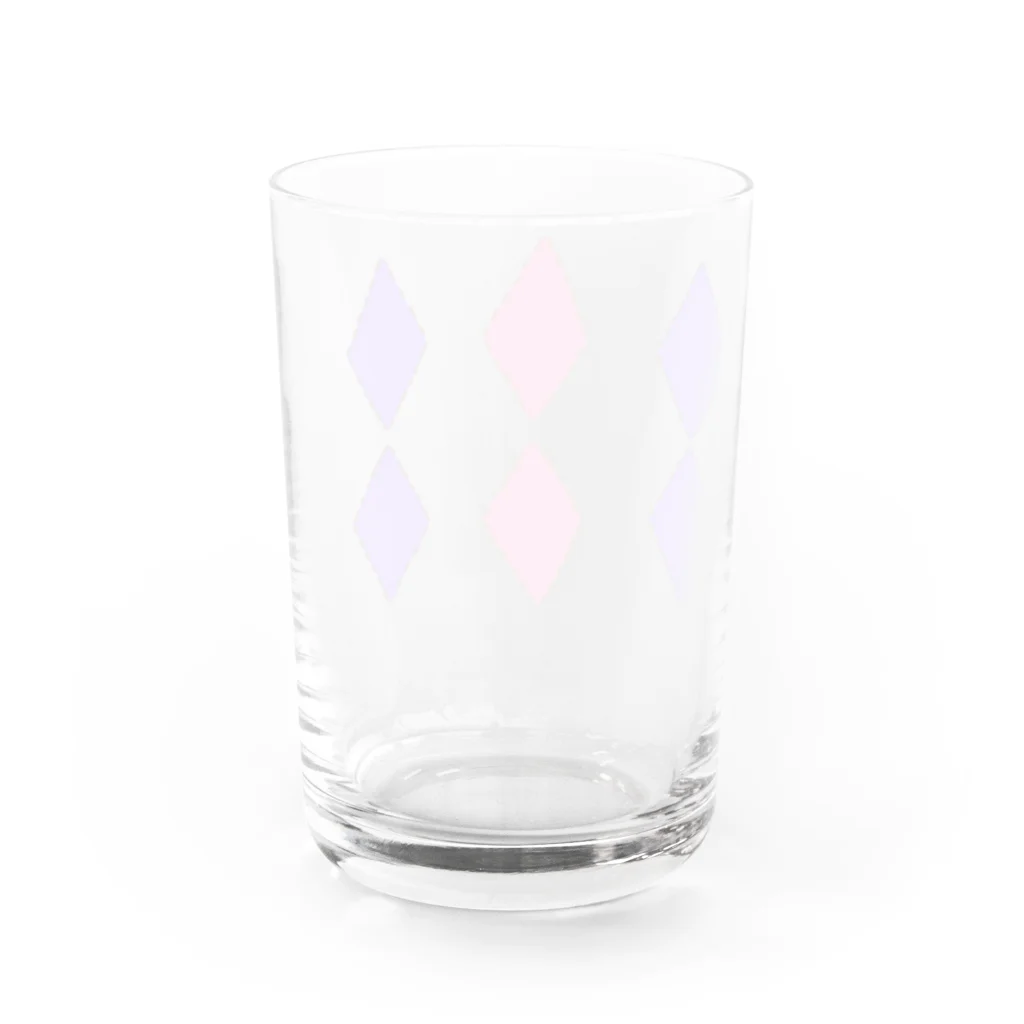 Saki YのDiamond Pastel Water Glass :back