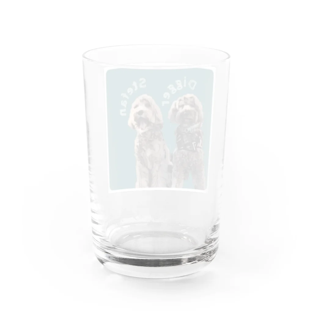 よっしぃのDIGGER Water Glass :back