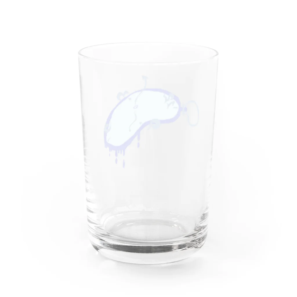 蒼樹の溶けた時計 Water Glass :back