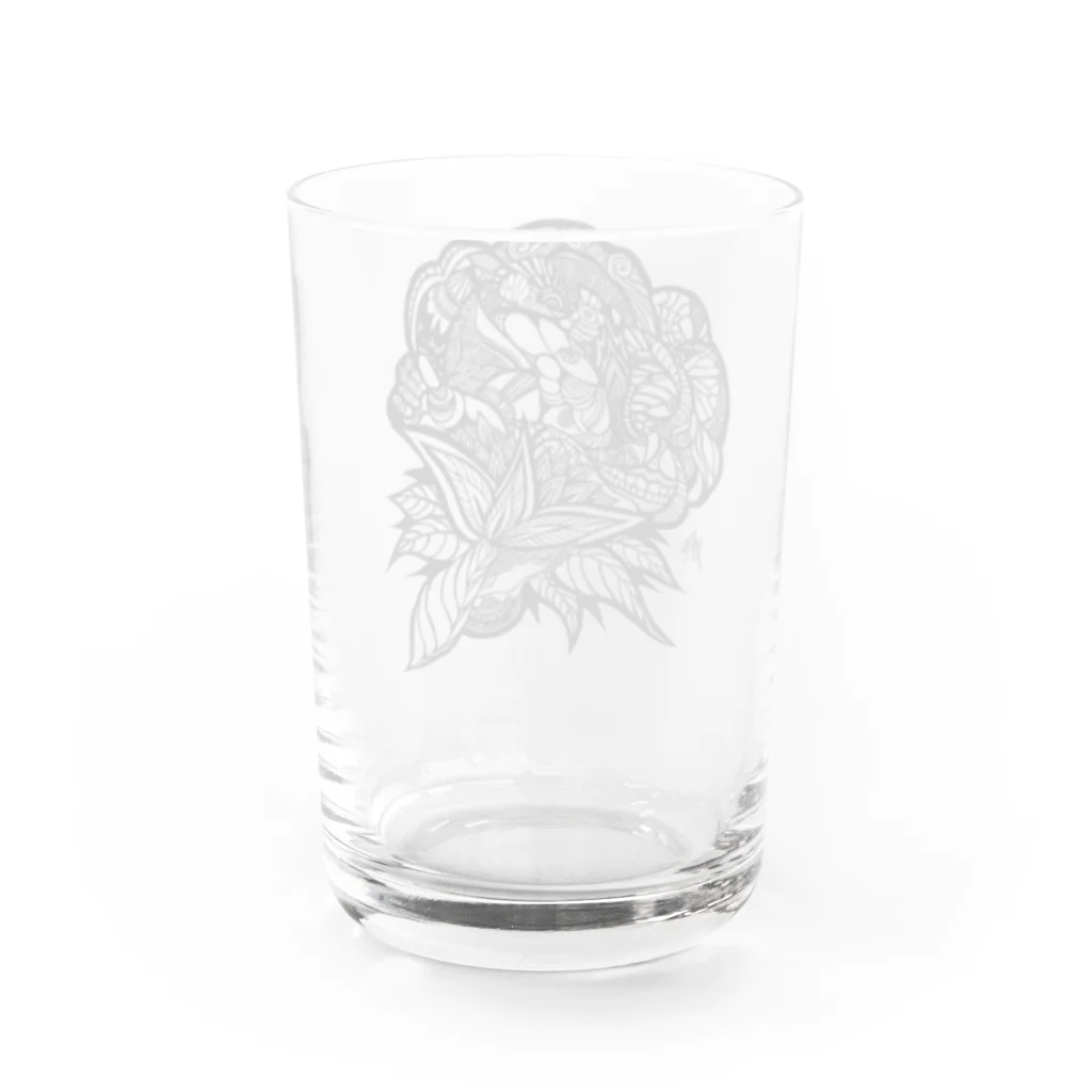 tmo shopのRose Glass グラス反対面