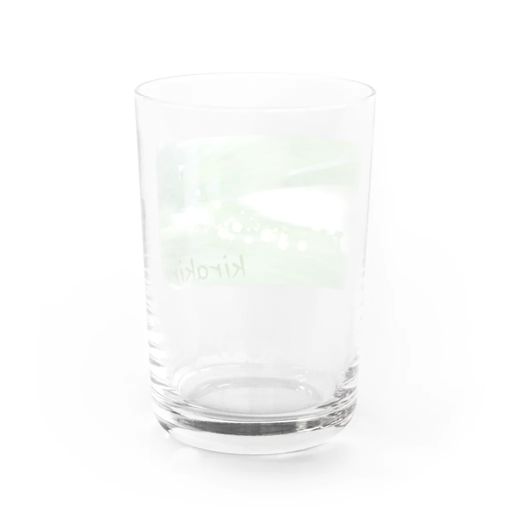 やまとねこのみどり（きらきら） Water Glass :back