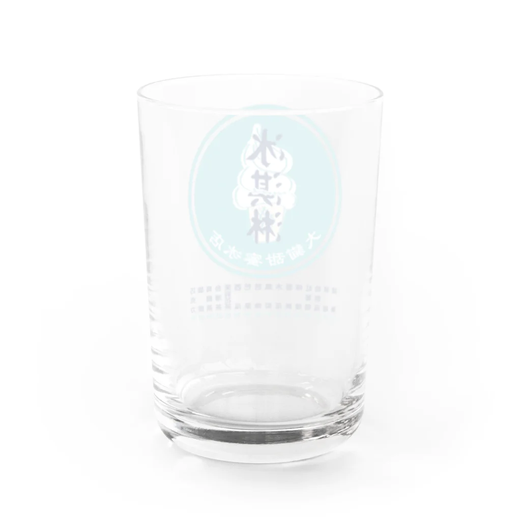 大貓和朋友的商店の台湾のアイス屋さん Water Glass :back