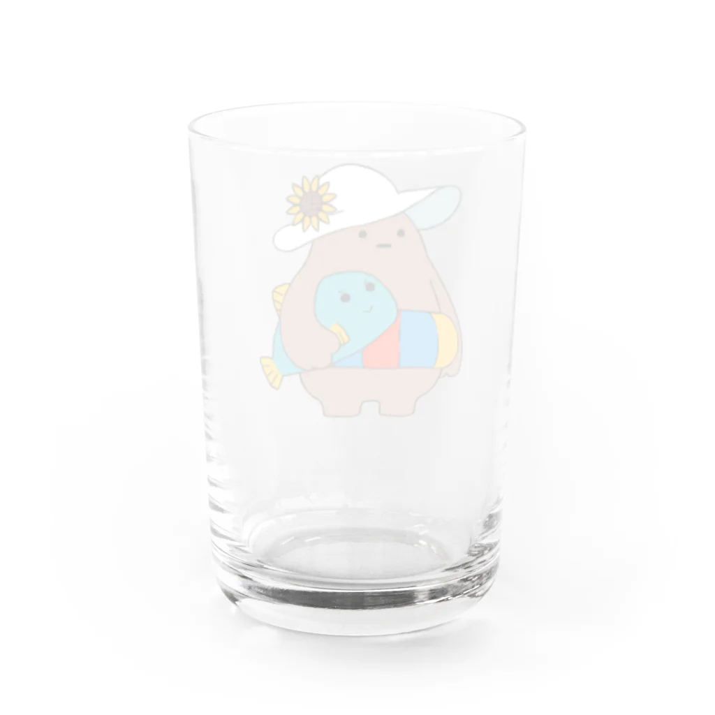 金魚のさまーごーれむちゃん Water Glass :back