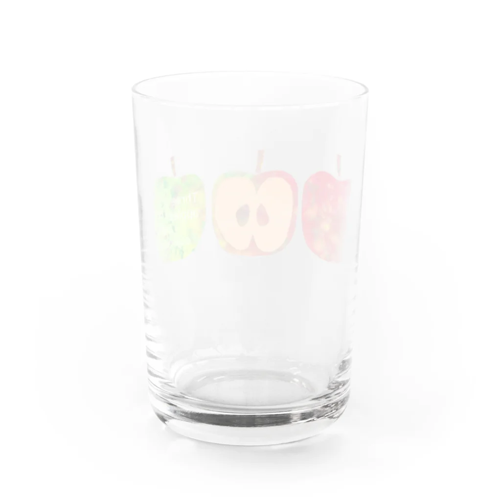 Sugar Ginger CookieのThree apples.No.2 Water Glass :back