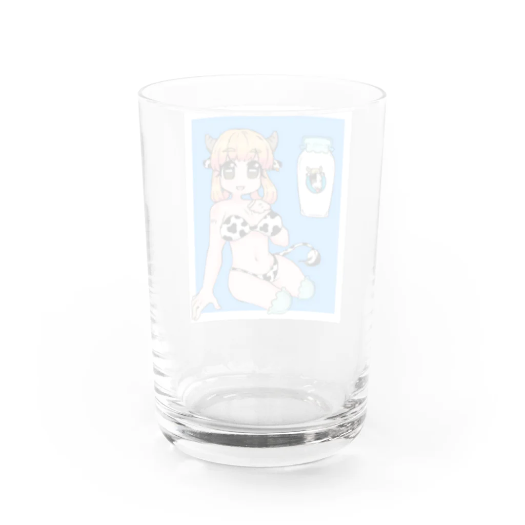 金魚のうしおねえさん Water Glass :back