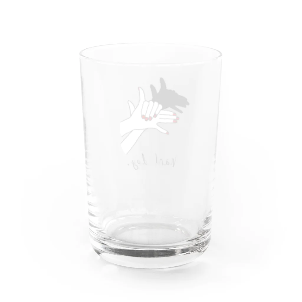 ないものねだりのHand Dog(ネイル) Water Glass :back