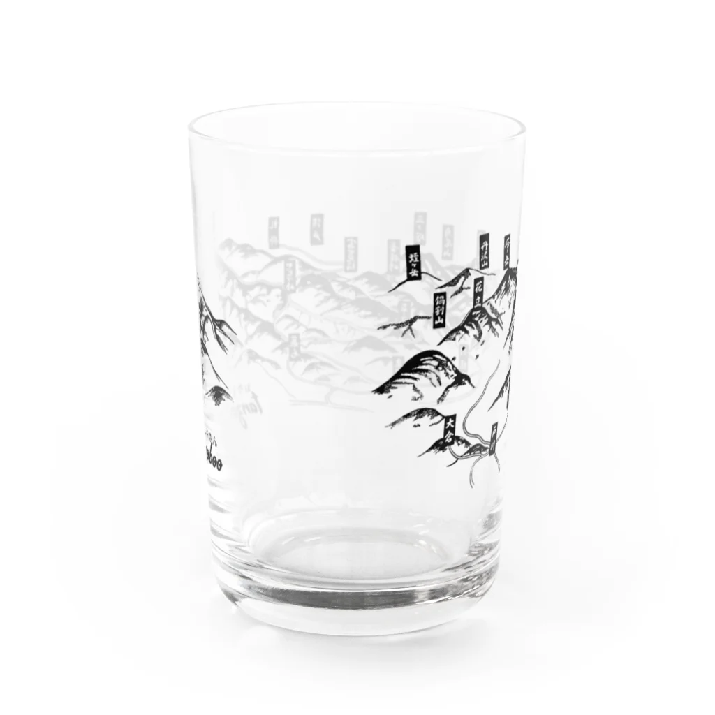 丹沢講房のTanzawacooboo Water Glass :back