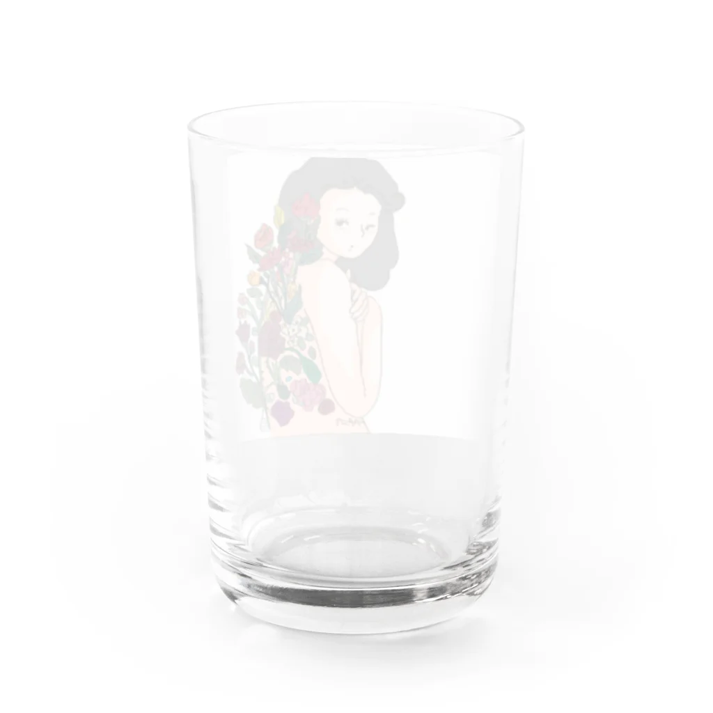 maichogoriのきみのなかにある宇宙 Water Glass :back