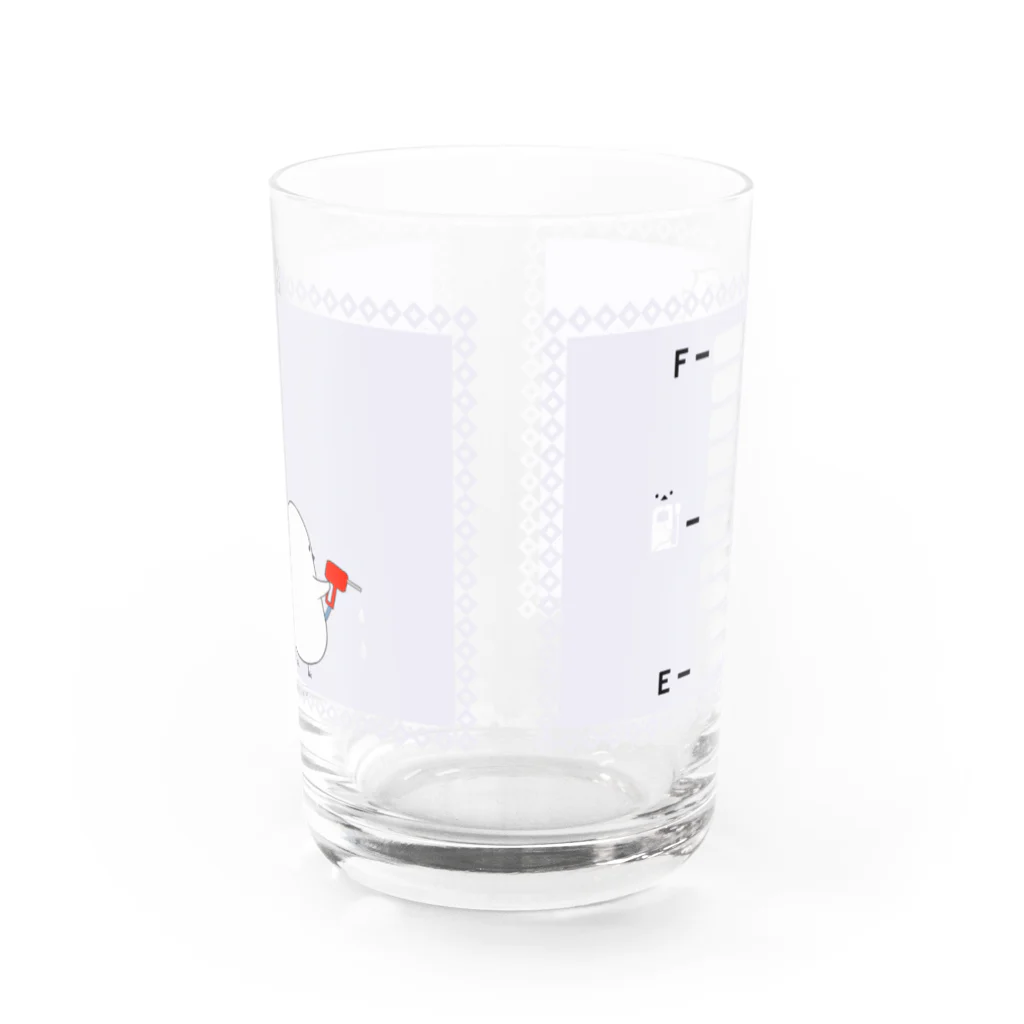 huroshikiのENAガソリンスタンド Water Glass :back