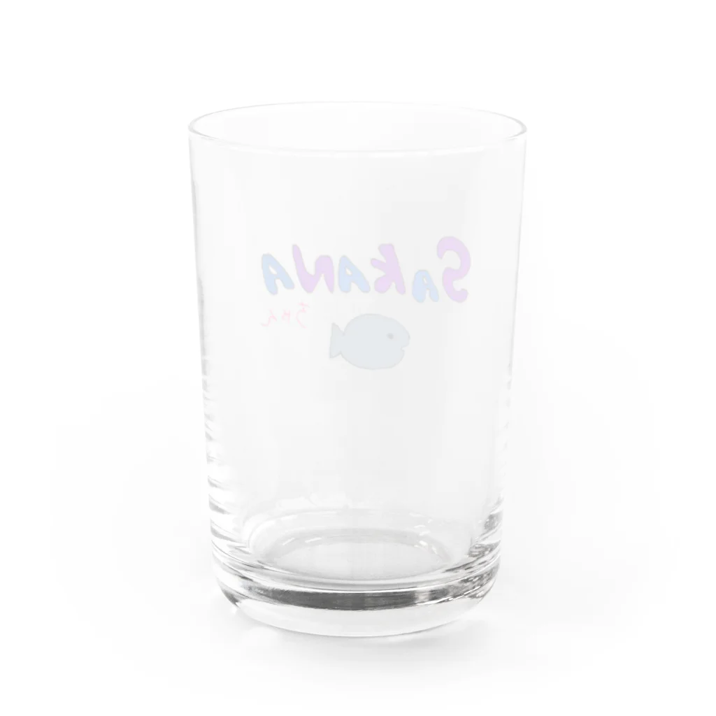 sakana7272のSAKANAちゃん Water Glass :back