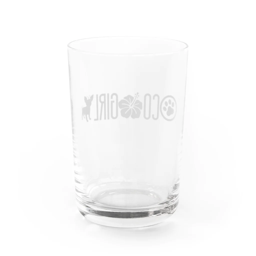 ALOHABOY&LOCOGIRLのLOCOちゃん3 Water Glass :back