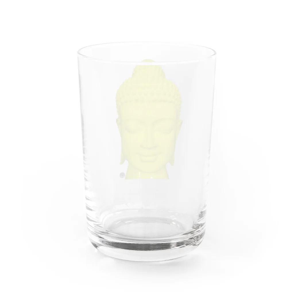 栗のbuddha Water Glass :back