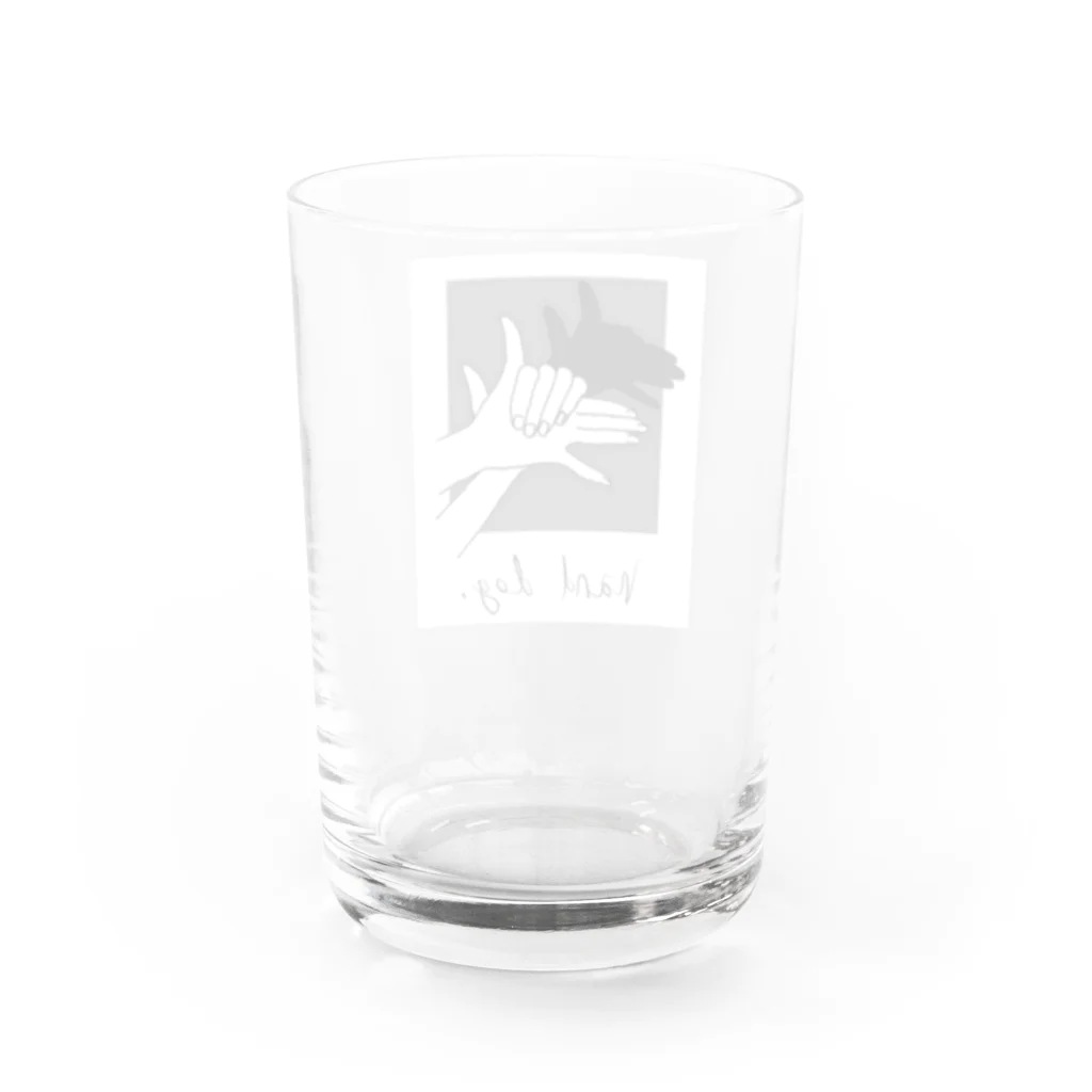 ないものねだりのHand Dog(shadow2) Water Glass :back