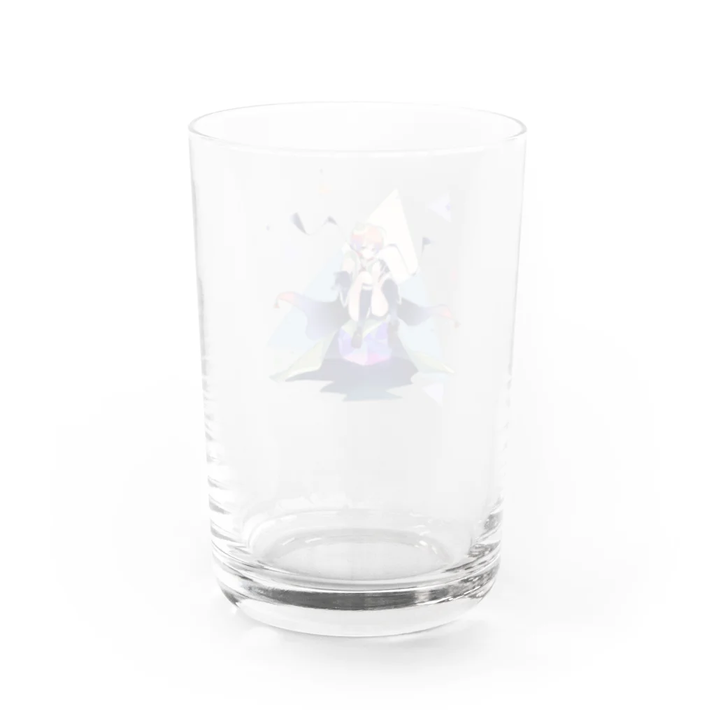 船中八朔のふじさん Water Glass :back