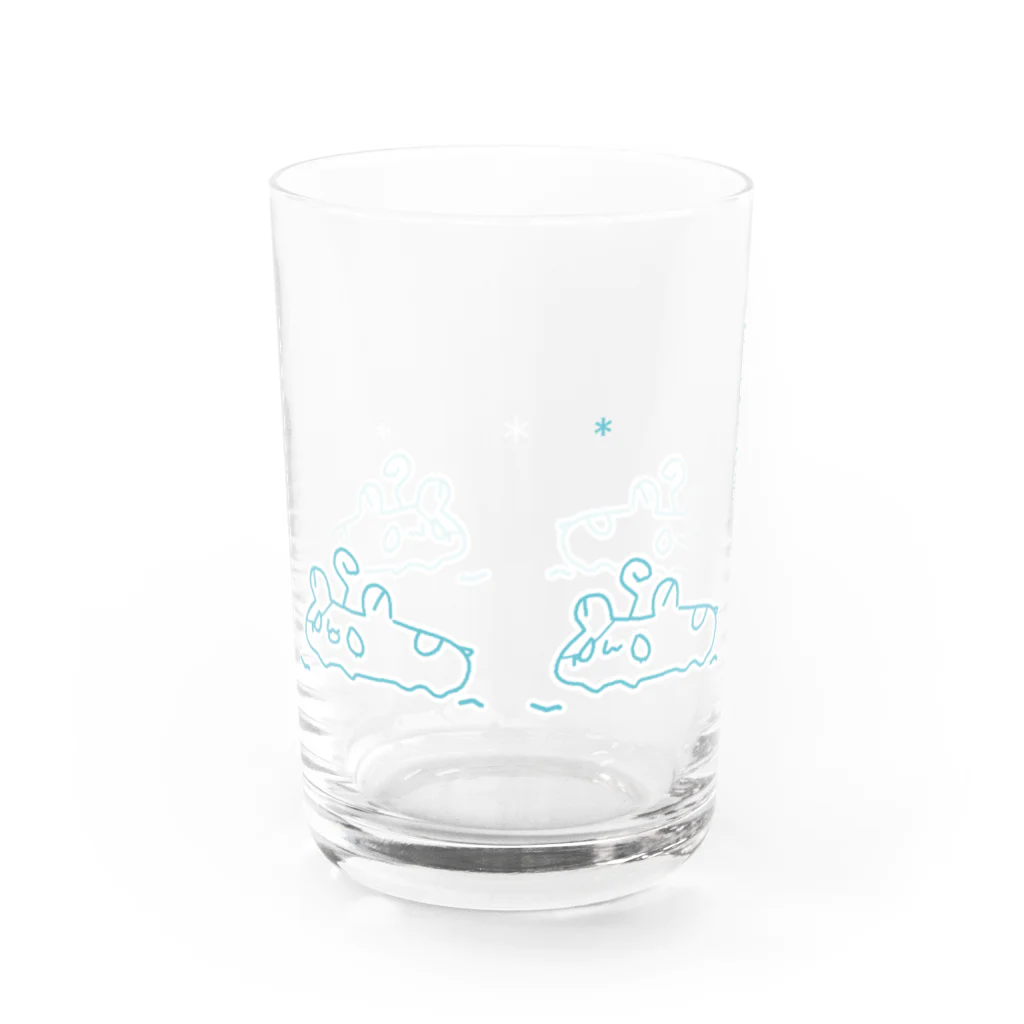 ❄ 透 -すかす ❄のゆめをみて Water Glass :back