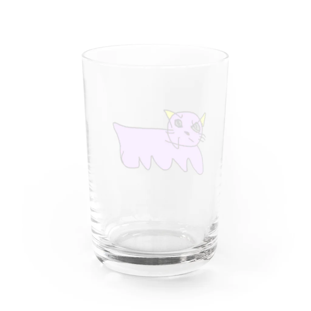 ʕ•̫͡•ʔのねこ Water Glass :back