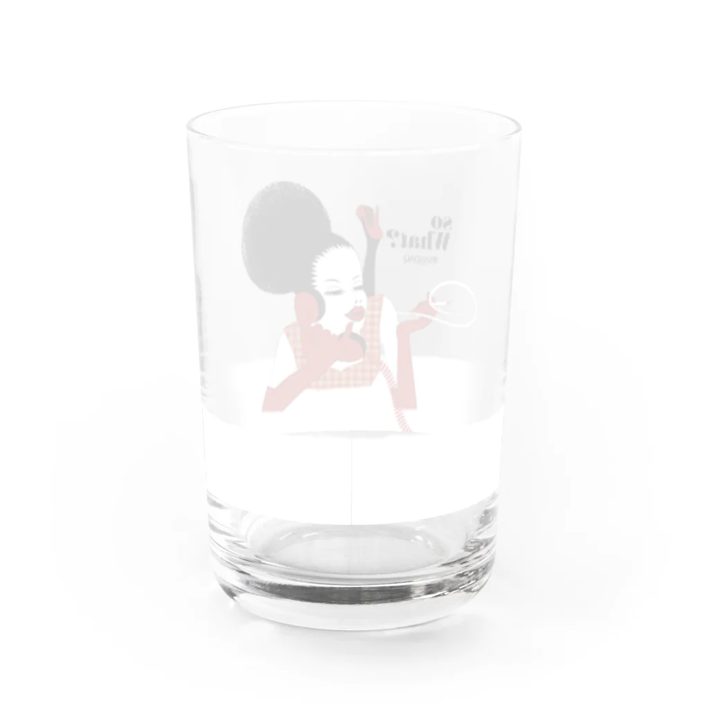 YASDAQのSo What? Water Glass :back