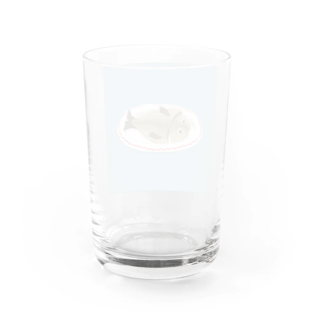 あじのひらきラジオのあじのひらき Water Glass :back