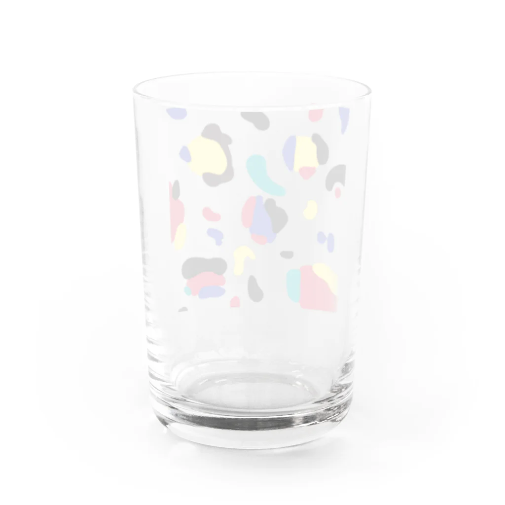 ワタシvsのpop leopard Water Glass :back