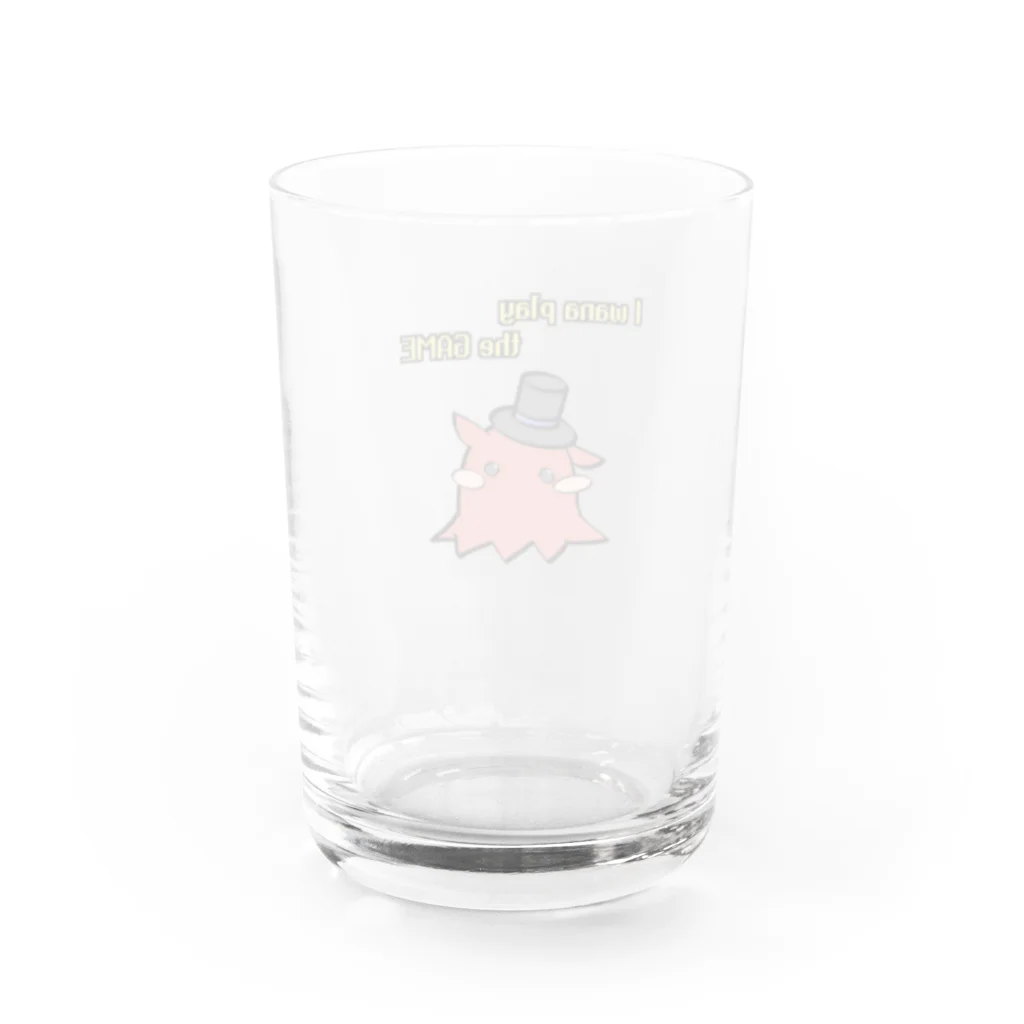 シャケのメンダコのニートちゃん　GM Water Glass :back