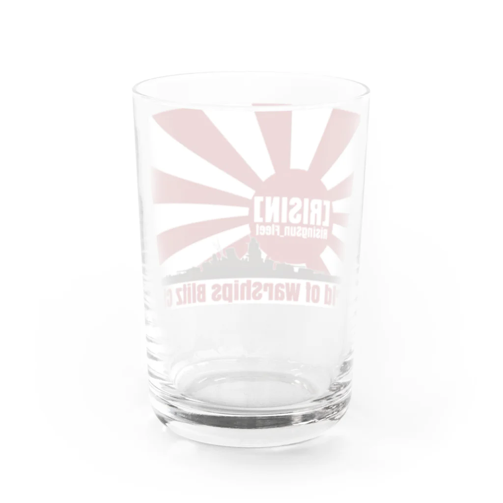 RISIN艦隊オフィシャルショップのRISIN艦隊 Water Glass :back