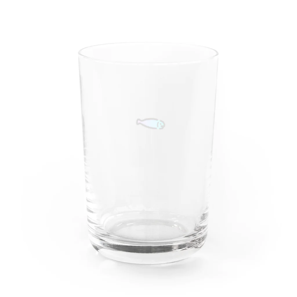 でっかい赤ちゃんこんにちはの魚さん Water Glass :back