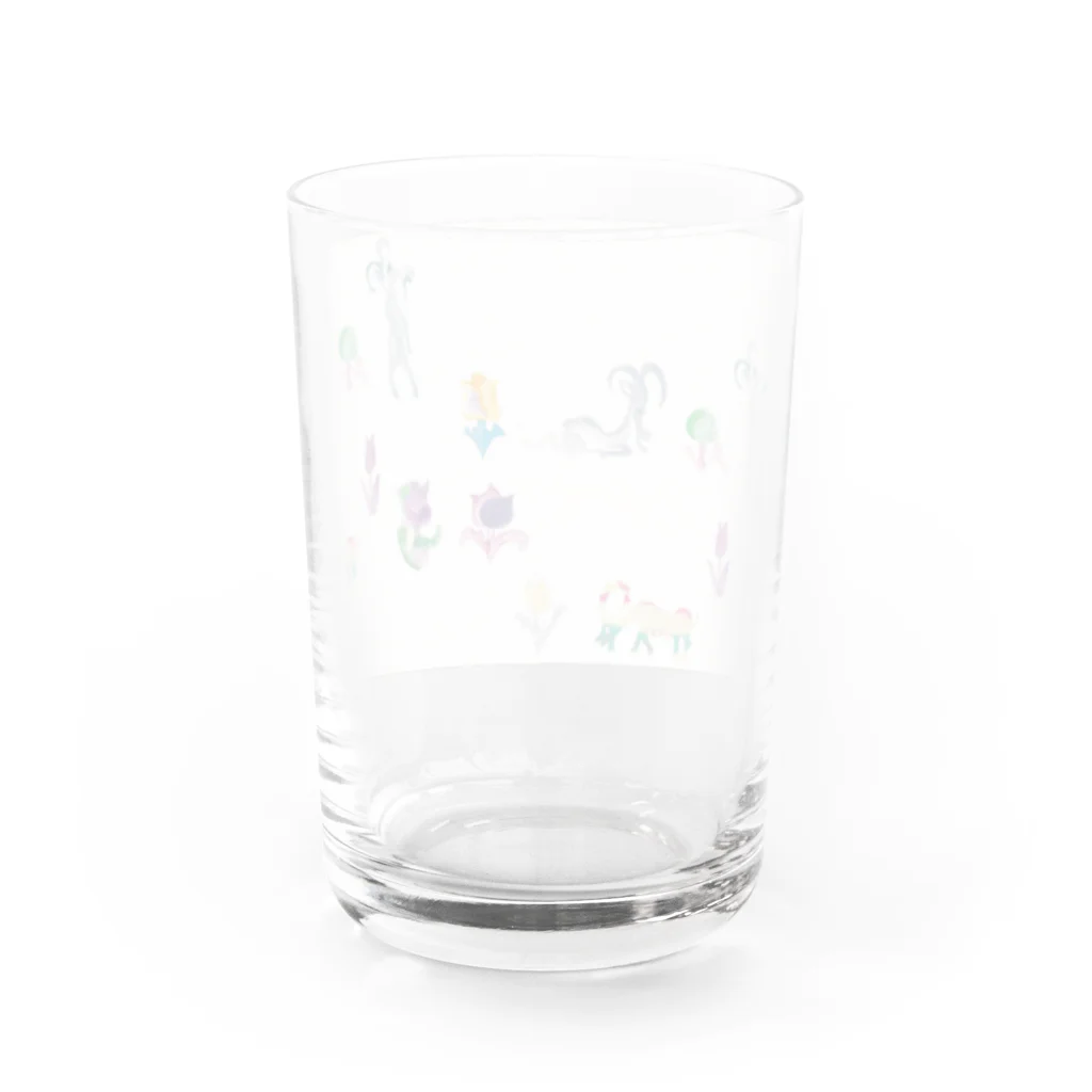 KAERUCAFE SHOPのヤギ Water Glass :back