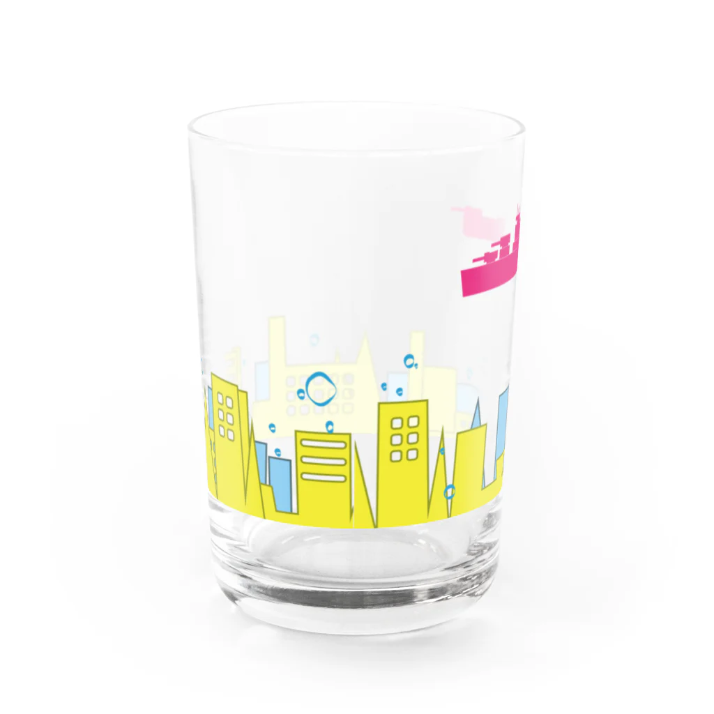 新都心中央評議機関の売店の浸水グラス Water Glass :back