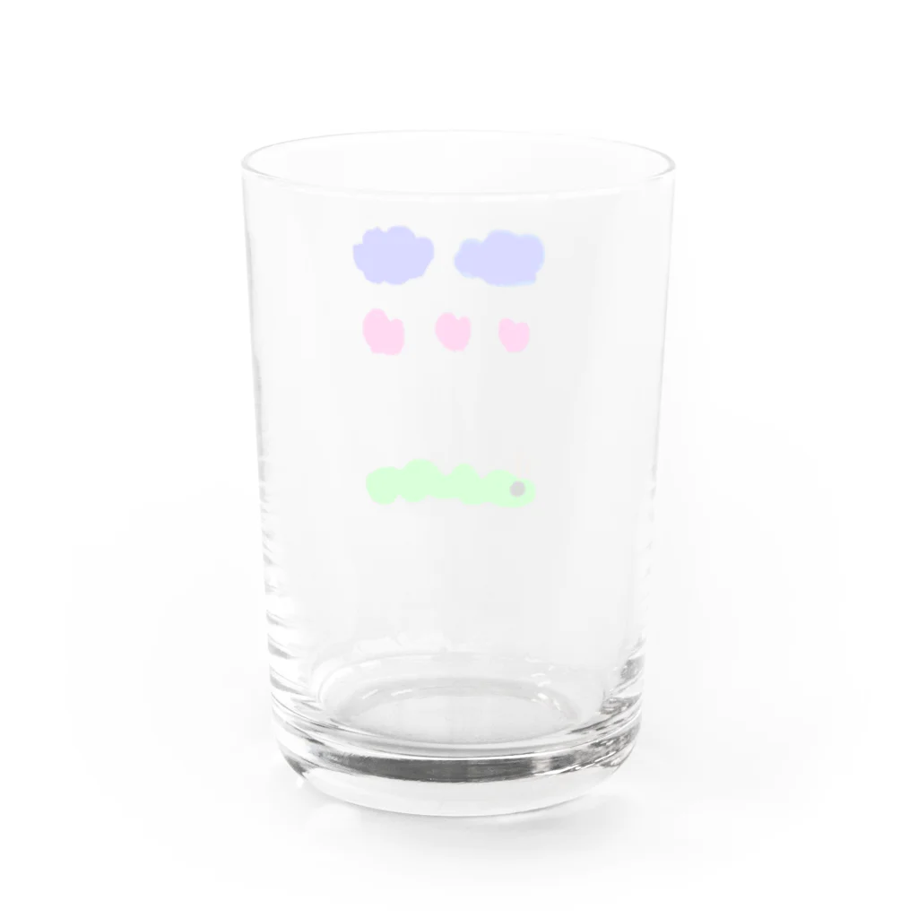 Mamiデザイン屋さんのいもむし Water Glass :back