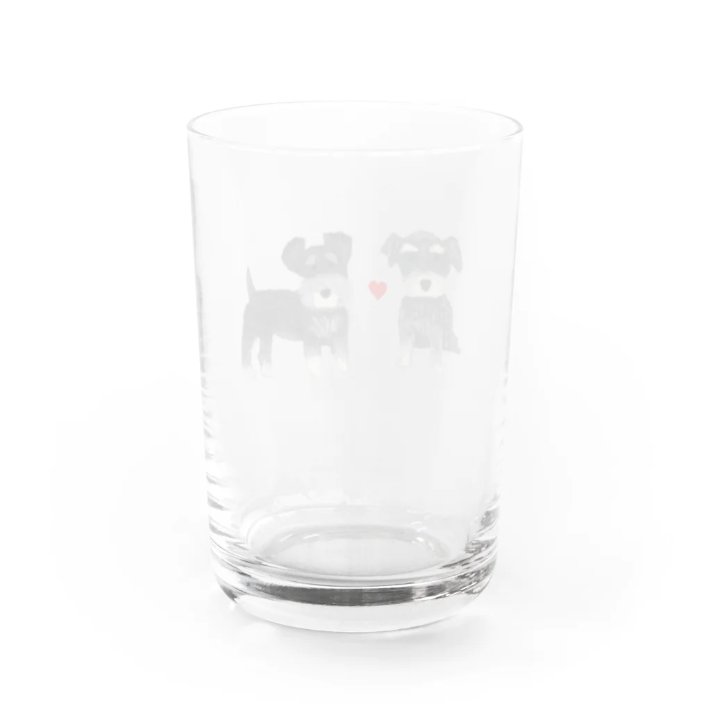 oji2002のナナちゃんキクちゃん Water Glass :back