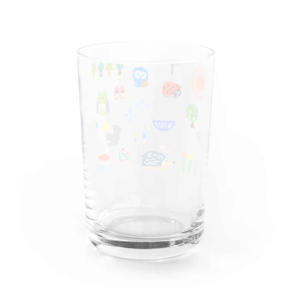 pocaのお絵描きの北欧チックな彼たち Water Glass :back