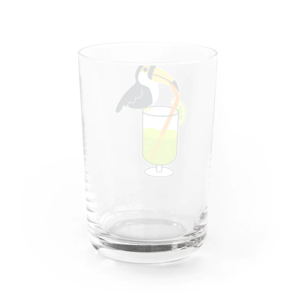 さやまちゃのトゥッカーノ給水中 Water Glass :back