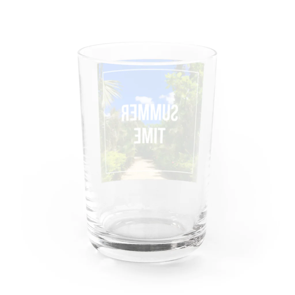 のゆきのしゃしーんのSUMMER TIME Water Glass :back