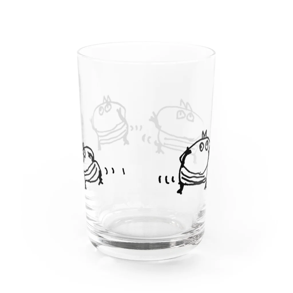 あめみやのおにここ(偽)【明るい生地用】 Water Glass :back