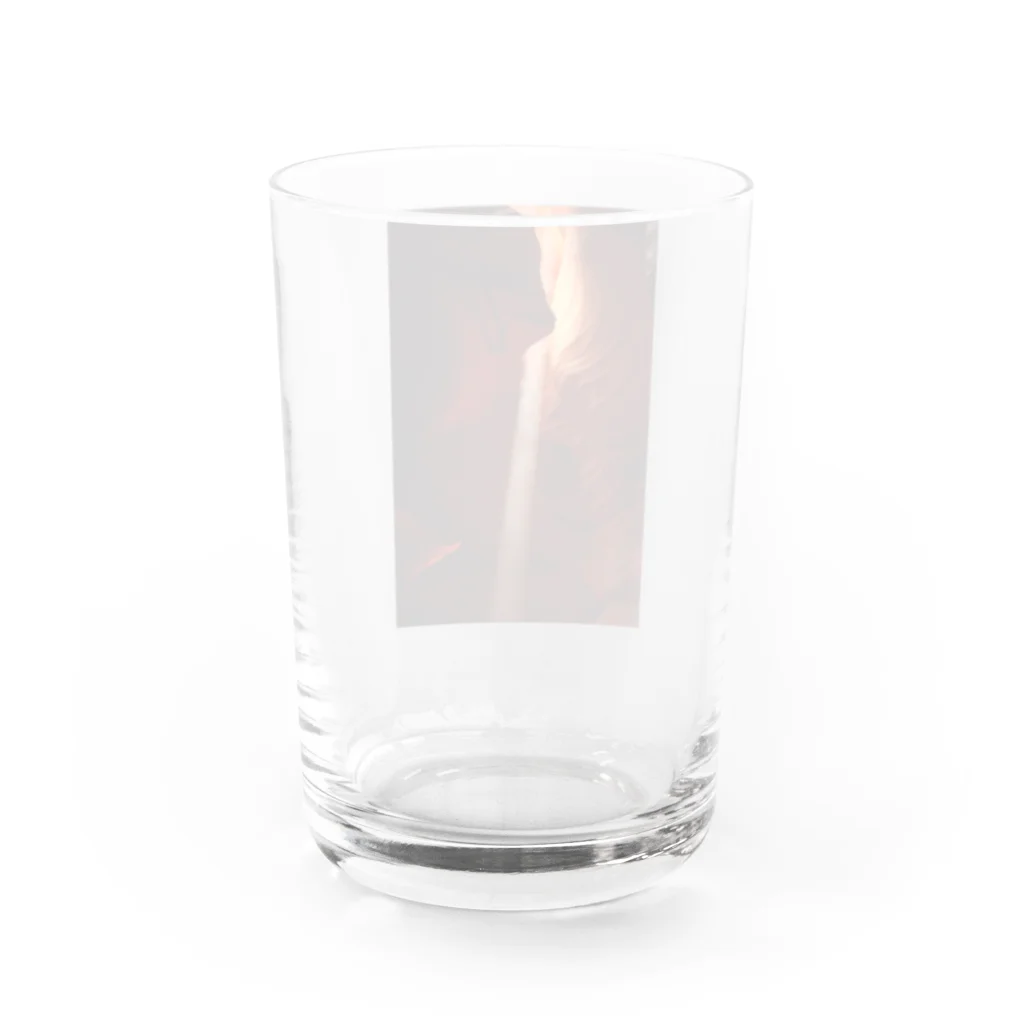 hideyamaのアンテロープの神秘 Water Glass :back