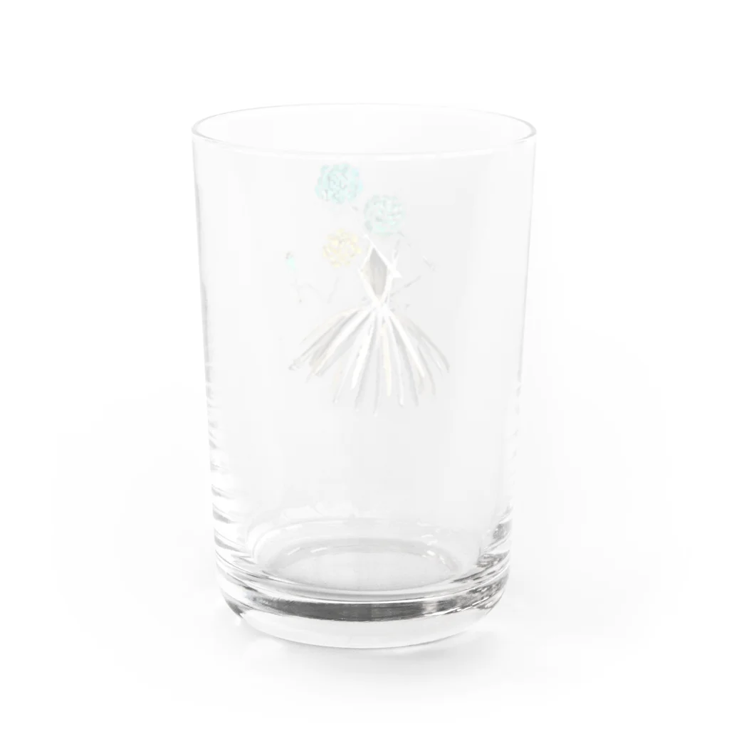 hoshan☺︎flower garden❁の【Rose dancer 🌹】ver.2 ~ 大切な友へ~ Water Glass :back