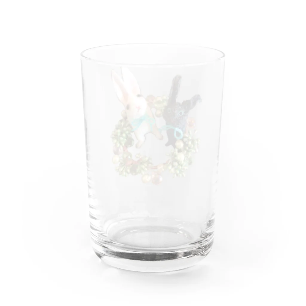 AKのうさぎ　リース Water Glass :back