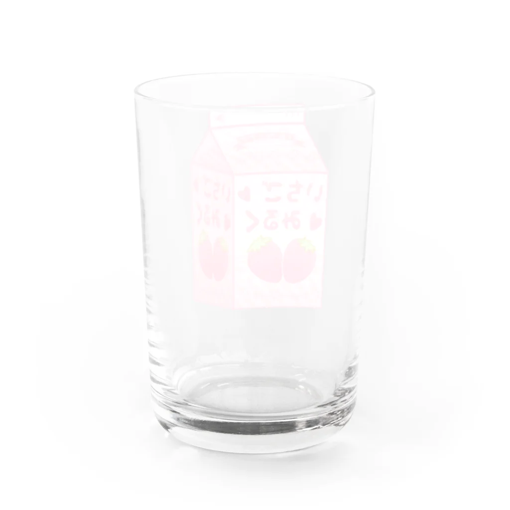 IENITY　/　MOON SIDEの【IENITY】 いちごみるく Water Glass :back