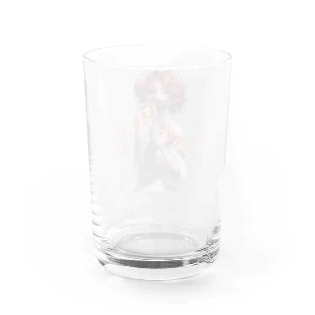 dim_shopの魅力的な女性 Water Glass :back