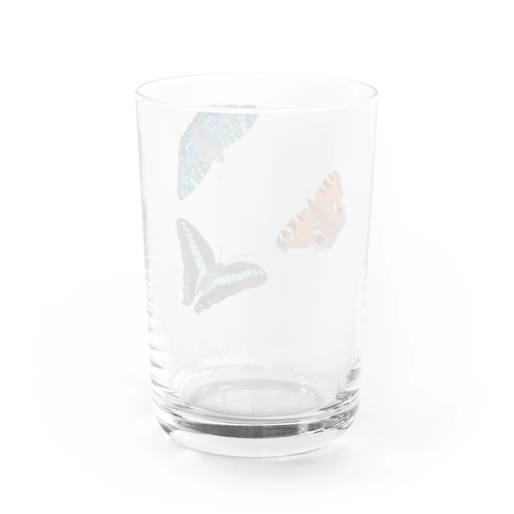 KUREOのくじゃくちょうたち Water Glass :back