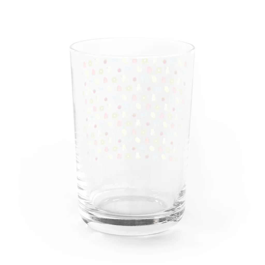 佐山くまのしろくまパーラー Water Glass :back