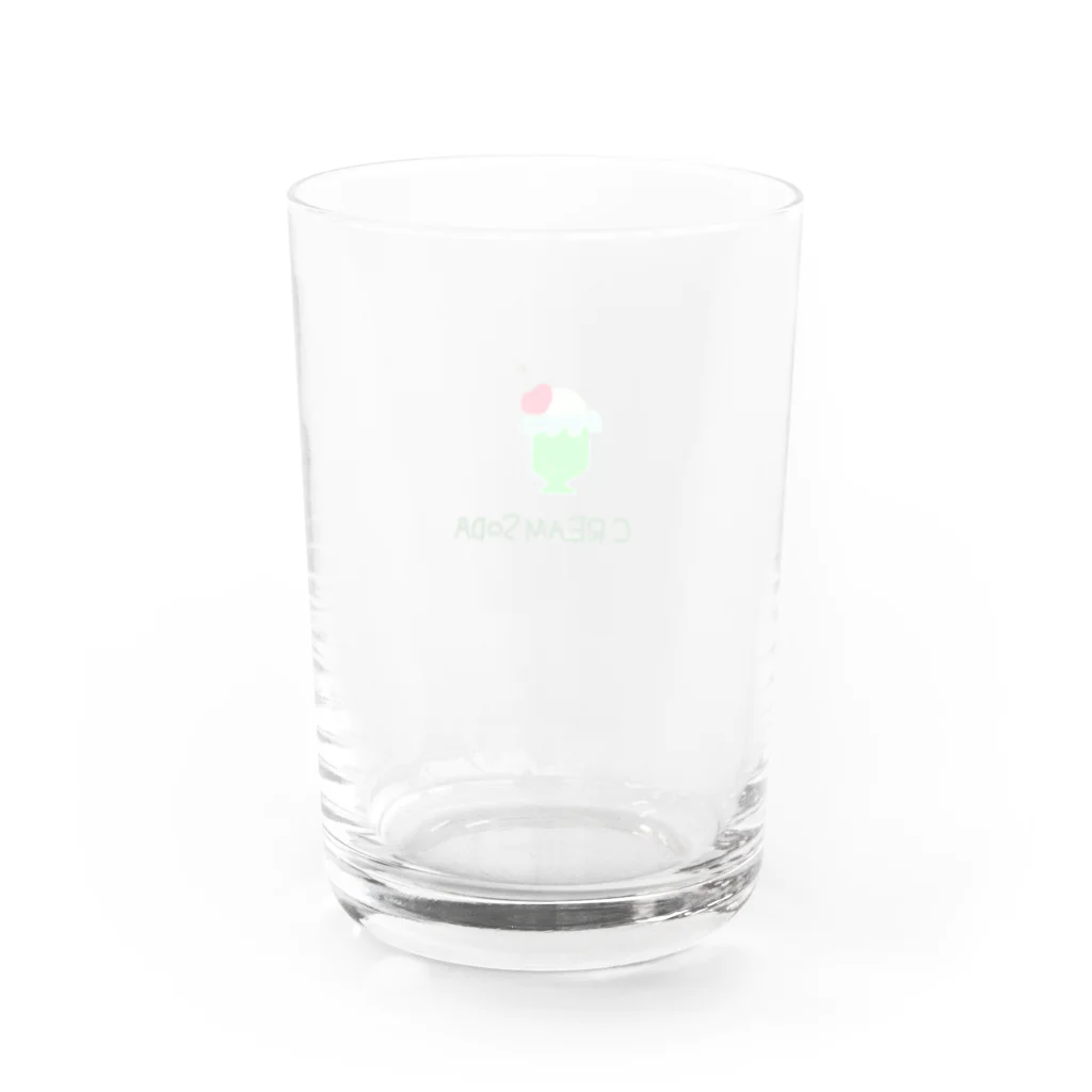 _mojuu-3のcream soda Water Glass :back